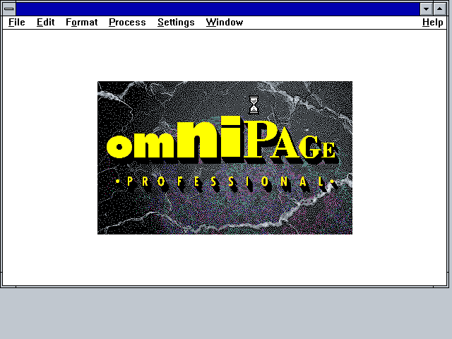 OmniPage Pro 5 - Splash